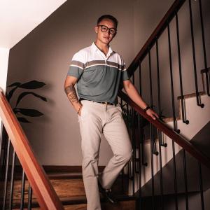 Freedom Striped Polo