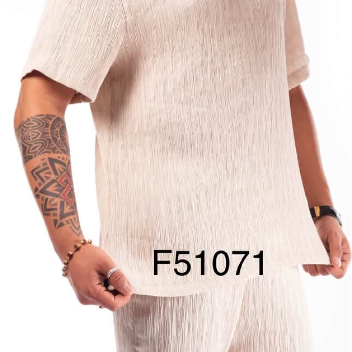 Wrinkled Fabric Co-Ord Set